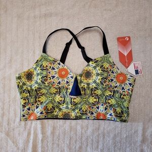 NWT oiselle | Kaleidoscope Print Spandos Jane Bra